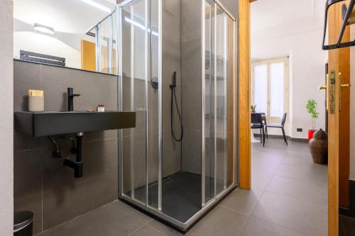 Et badeværelse på Dimora Novecento