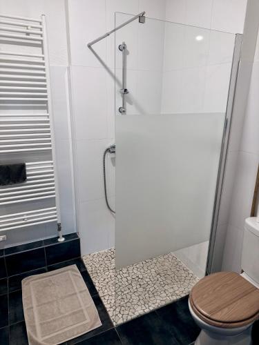 Bilik mandi di Le T2 Appartement Moderne avec Terrasse et Parking