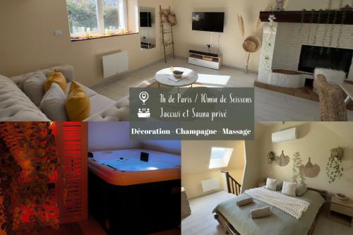 Bulle romantique privé avec Jaccuzi et Sauna