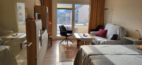 Ένα ή περισσότερα κρεβάτια σε δωμάτιο στο Appartment Klein