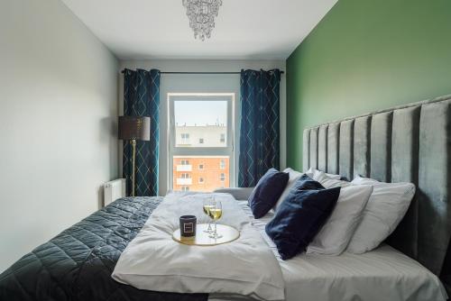 Posteľ alebo postele v izbe v ubytovaní Lumina premium apartments for a family