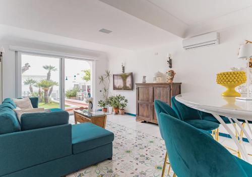 Χώρος καθιστικού στο LA VILLA AURELIA