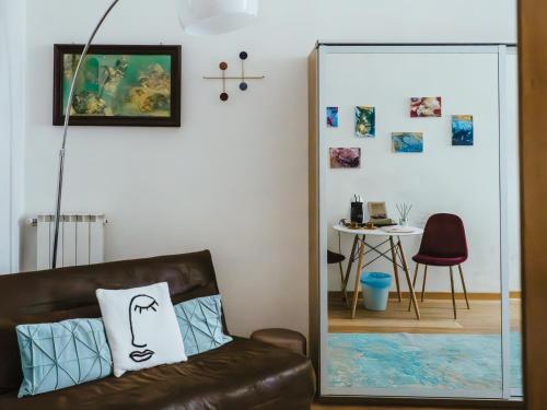 Posezení v ubytování The Smallest Hostel of Florence