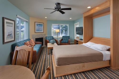 Postel nebo postele na pokoji v ubytování WorldMark Birch Bay