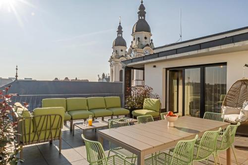 Balkón nebo terasa v ubytování Marone Suites Budapest