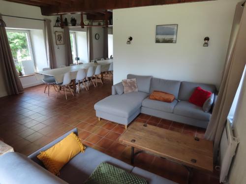 Ruang duduk di Gîte du Marais