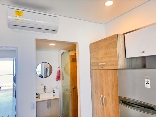 Køkken eller tekøkken på Cartagena Suite Lujo Vista Mar 5 min Aeropuerto