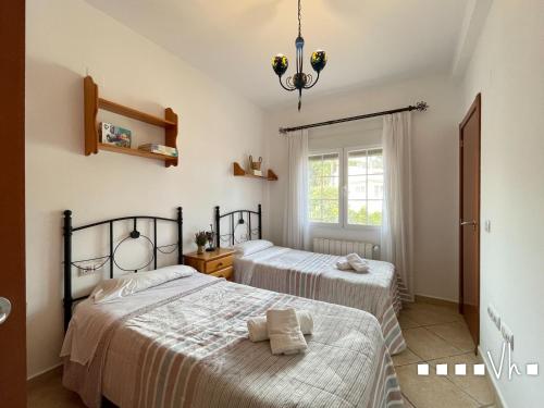 Posteľ alebo postele v izbe v ubytovaní VH CostaBlanca - CARRASQUETA