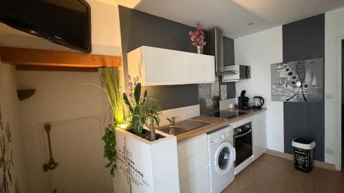 Goeland 1, classé, climatisé, wifi terrasse ombragé de 12 m2 à 150 m de la plage