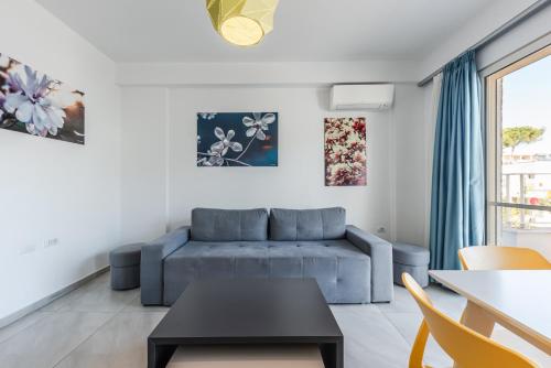 Ein Sitzbereich in der Unterkunft Apart Hotel Perla Resort Lalez Durres