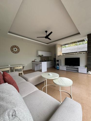 Χώρος καθιστικού στο Asania Villa Ungasan