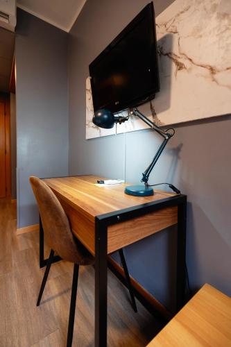TV o dispositivi per l'intrattenimento presso Scheppers Hotel