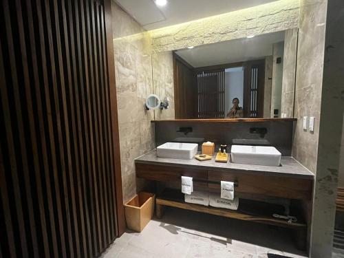 Koupelna v ubytování Hotel Mundo Maya Nuevo Uxmal