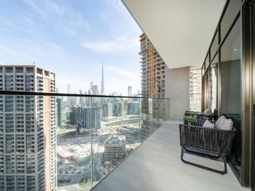 Brand New Business Bay 1 Bed with Burj Khalifa and Canal Views