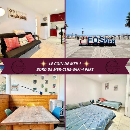 Le Coin de Mer 1 - Bord de mer, CLIM, WIFI, 4 pers