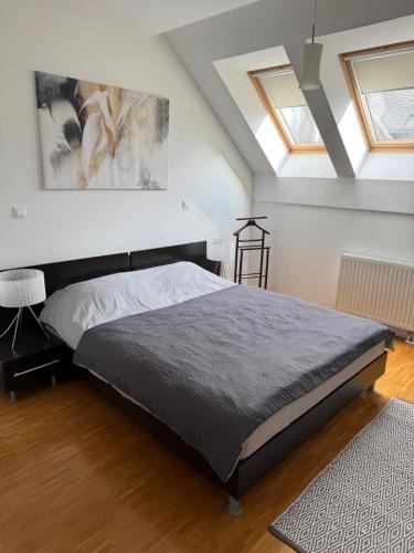 Postel nebo postele na pokoji v ubytování Bled lux apartment