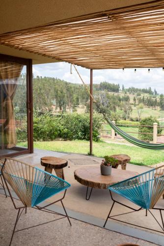 Taman di luar Fogata Naturaleza y Descanso, Casa de Campo Eucaliptos