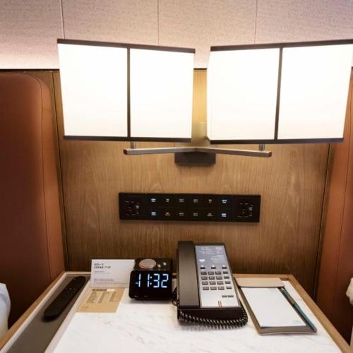 Four Points by Sheraton Dunhuangにあるキッチンまたは簡易キッチン