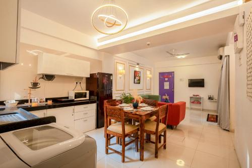 Η κουζίνα ή μικρή κουζίνα στο Affcasa Apartments