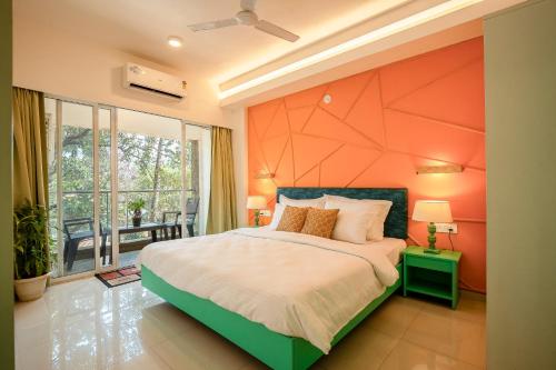 Ένα ή περισσότερα κρεβάτια σε δωμάτιο στο Affcasa Apartments