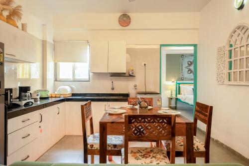 Η κουζίνα ή μικρή κουζίνα στο Affcasa Apartments