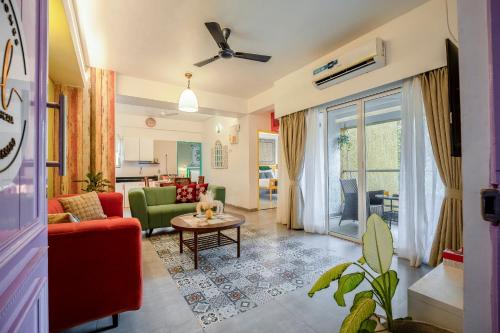 Χώρος καθιστικού στο Affcasa Apartments