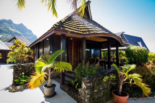 Un jardín fuera de Oa Oa Lodge