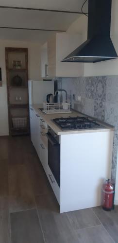 Η κουζίνα ή μικρή κουζίνα στο Cascina Binello Appartamento A