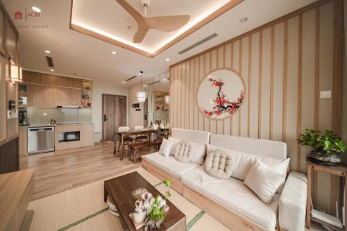 Η κουζίνα ή μικρή κουζίνα στο Onsen Ecopark Home