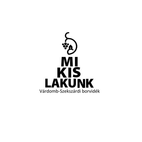 a logo for a sushi restaurant at Mi Kis Lakunk - szállás&dézsa a szőlőhegyen in Várdomb