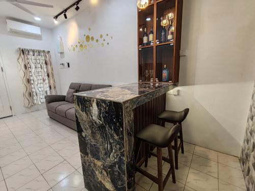 Гостиная зона в Loveu homestay 126 S2