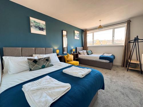 Voodi või voodid majutusasutuse 3br Home - Private Parking - Monthly Discounts toas