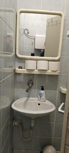 CALLA 3 Apartment-Main Square,in the City Shooping Center - PARKING SLOT WITH SECURITI AND VIDEO CAMERAにあるバスルーム