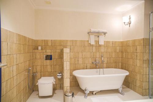 Koupelna v ubytování Resort Titli