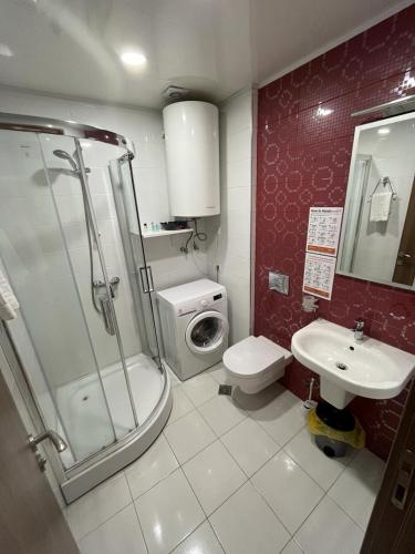 Ένα μπάνιο στο Aparthotel Holiday Lux Batumi