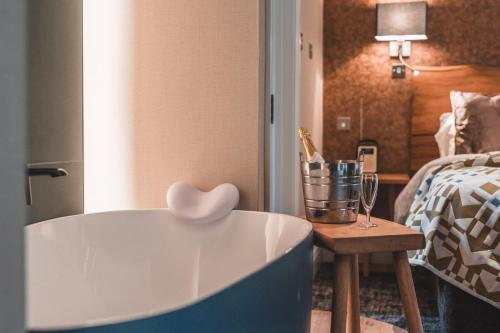 Katil atau katil-katil dalam bilik di The Waterloo Hotel