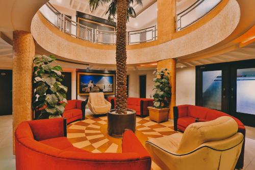 Posezení v ubytování New Hotel Europa Inn
