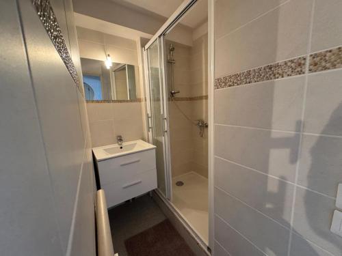 Koupelna v ubytování Résidence Les Gémeaux-4pers-Alpe d'Huez-Pied des pistes