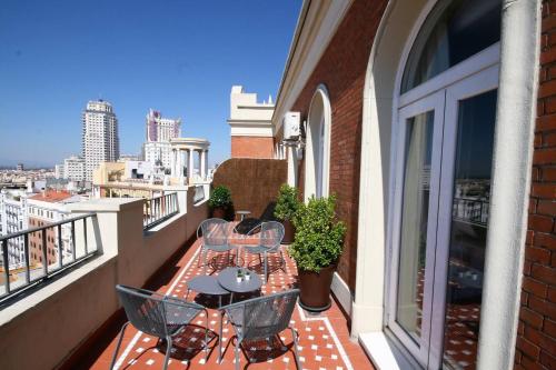 Ático en la Gran Vía con Terraza al Palacio Real
