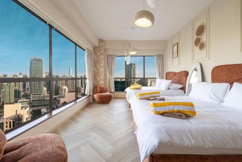 KYMA 2BDR JBR - Luxury Apartment with Full Panoramic Dubai Marina view