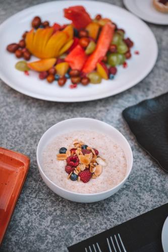 Jídlo v vily nebo okolí