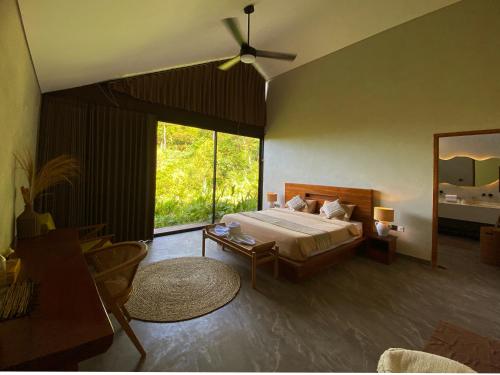 Ένα ή περισσότερα κρεβάτια σε δωμάτιο στο Villa Clove
