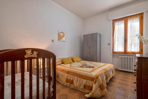 Postel nebo postele na pokoji v ubytování Family Beach apartment