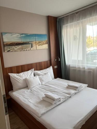 Posteľ alebo postele v izbe v ubytovaní Mirabell Apartments