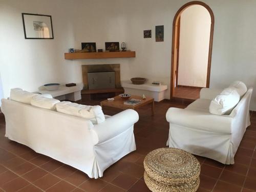 Χώρος καθιστικού στο Sapphire 43, Plemmirio's Oasis