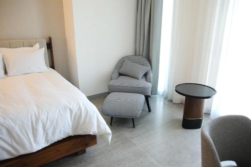 Hotel Dubleにあるベッド