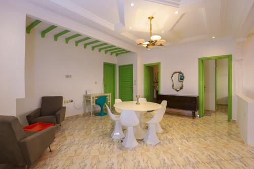 Posezení v ubytování MOGALUXE Appartement