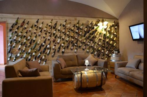 Posezení v ubytování Mingone Hotel Ristorante