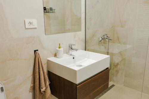 Ένα μπάνιο στο Vita Luxury Apartment