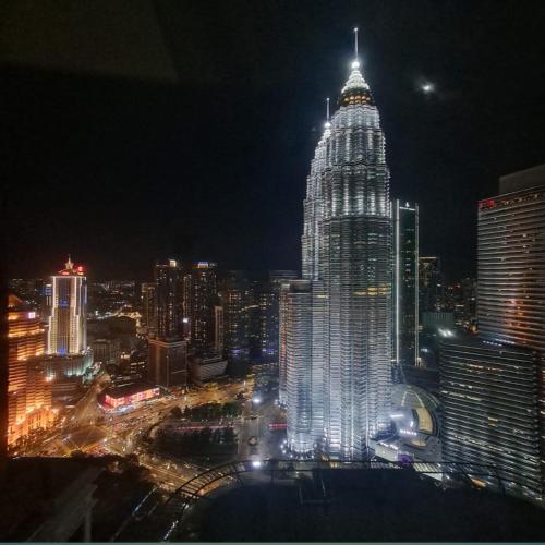 Vista general de Kuala Lumpur o vista desde el departamento